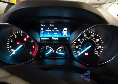 2017 Ford Escape Se z USA, uszkodzony, nr VIN 1FMCU9GD5HUE49866